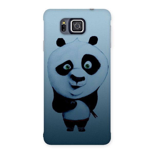 Confused Cute Panda Back Case for Galaxy Alpha