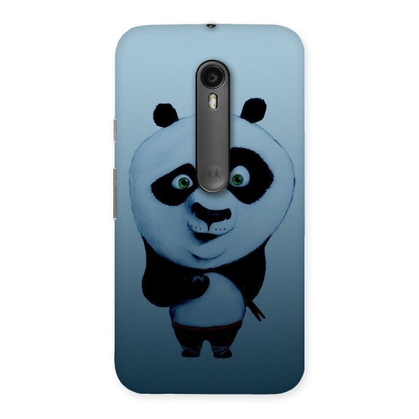 Confused Cute Panda Back Case for Moto G3