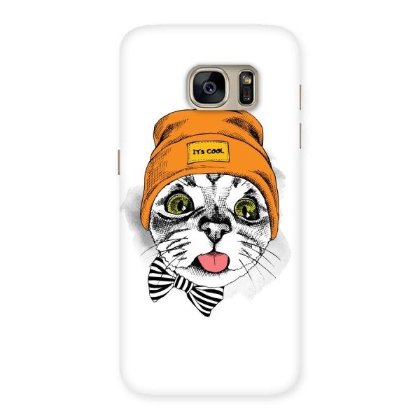 Cool cat Back Case for Galaxy S7