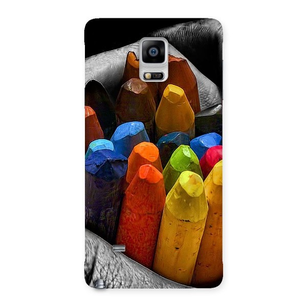 Crayons Beautiful Back Case for Galaxy Note 4