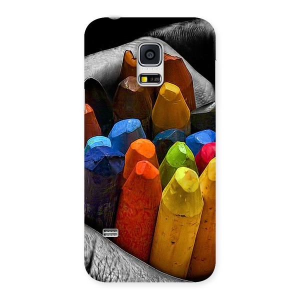 Crayons Beautiful Back Case for Galaxy S5 Mini