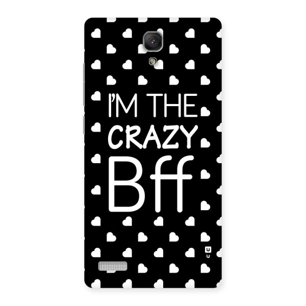 Crazy Bff Back Case for Redmi Note