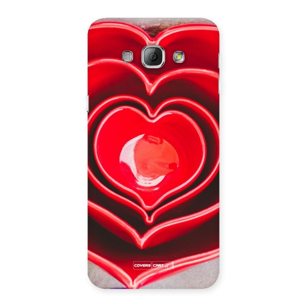 Crazy Heart Back Case for Galaxy A8