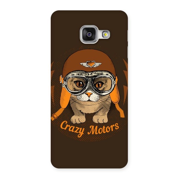 Crazy cat Back Case for Galaxy A3 2016