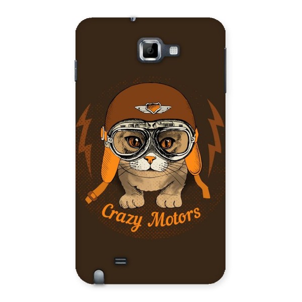 Crazy cat Back Case for Galaxy Note