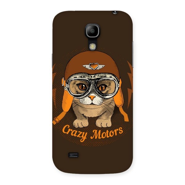 Crazy cat Back Case for Galaxy S4 Mini