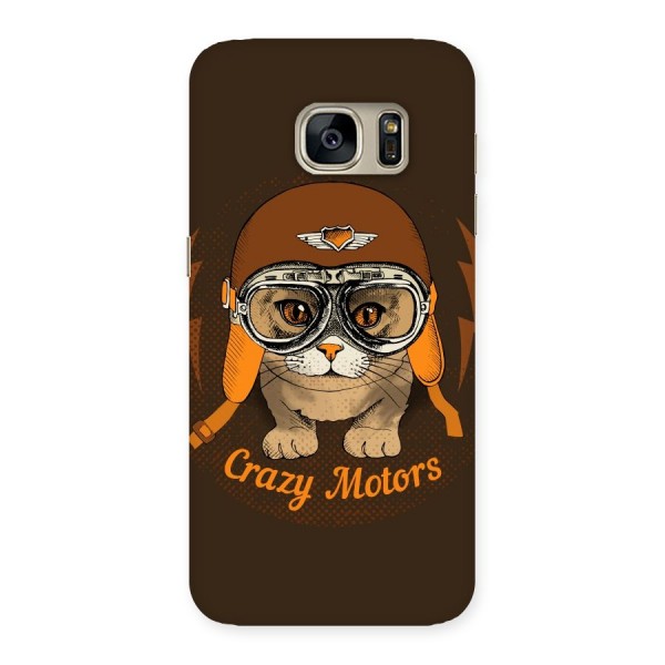 Crazy cat Back Case for Galaxy S7