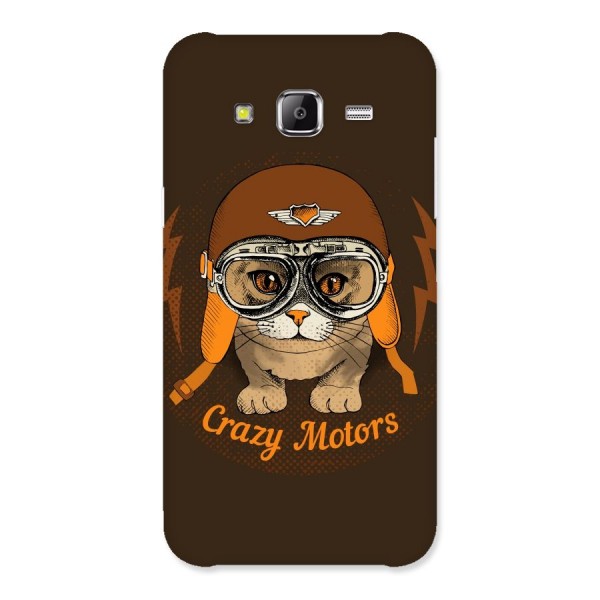 Crazy cat Back Case for Samsung Galaxy J5