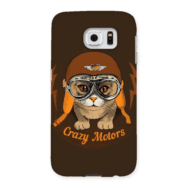 Crazy cat Back Case for Samsung Galaxy S6