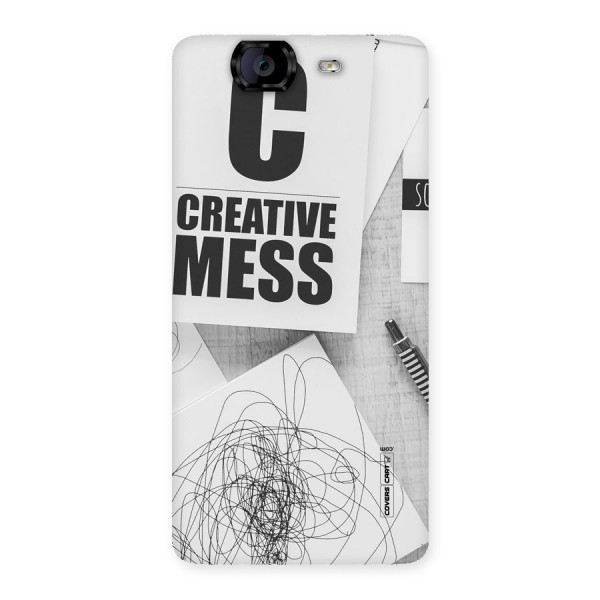 Creative Mess Back Case for Canvas Knight A350