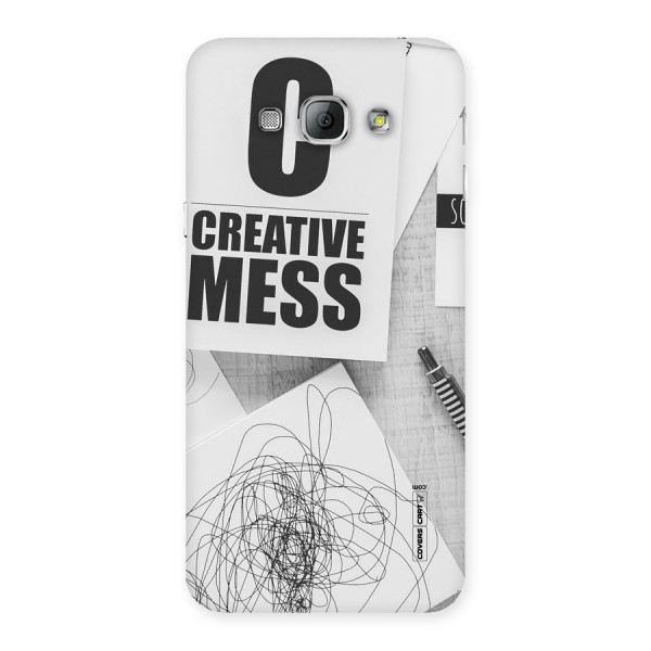 Creative Mess Back Case for Galaxy A8