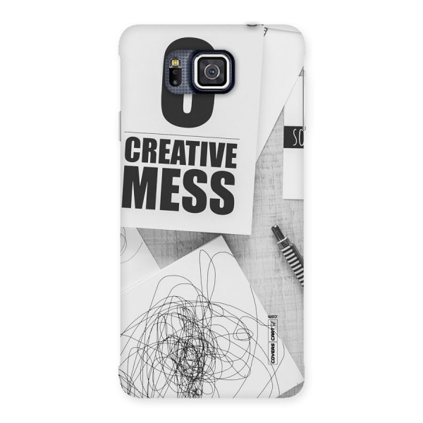 Creative Mess Back Case for Galaxy Alpha