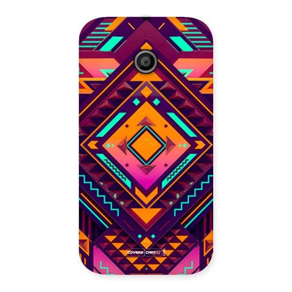 Creative Rhombus Back Case for Moto E