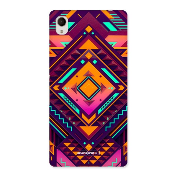 Creative Rhombus Back Case for Xperia M4 Aqua