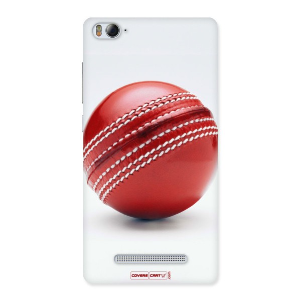 Red International Cricket Ball Back Case for Xiaomi Mi4i