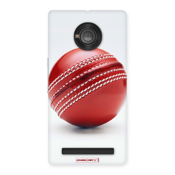 Red International Cricket Ball Back Case for Yu Yuphoria