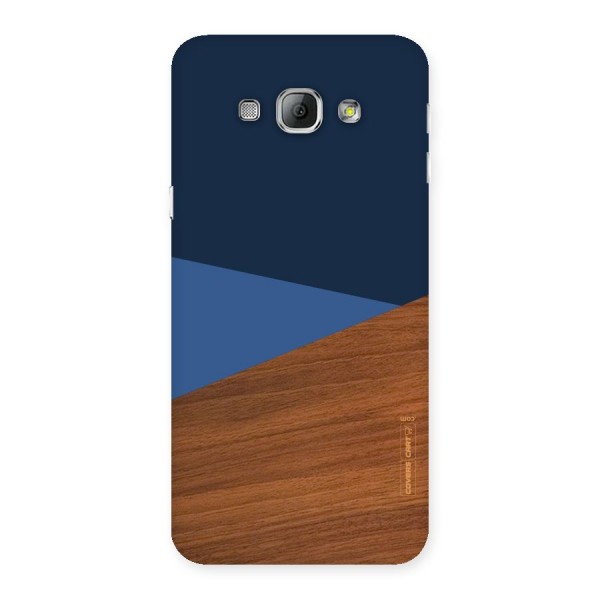 Crossed Lines Pattern Back Case for Galaxy A8