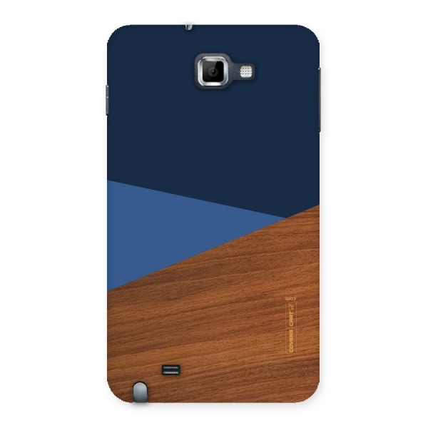 Crossed Lines Pattern Back Case for Galaxy Note