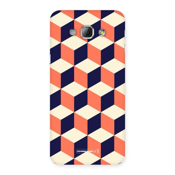 Cube Pattern Back Case for Galaxy A8