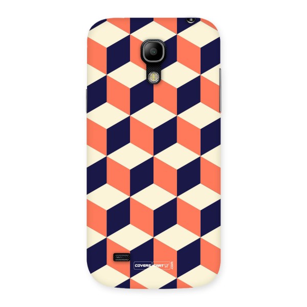 Cube Pattern Back Case for Galaxy S4 Mini