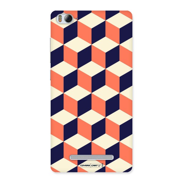 Cube Pattern Back Case for Xiaomi Mi4i