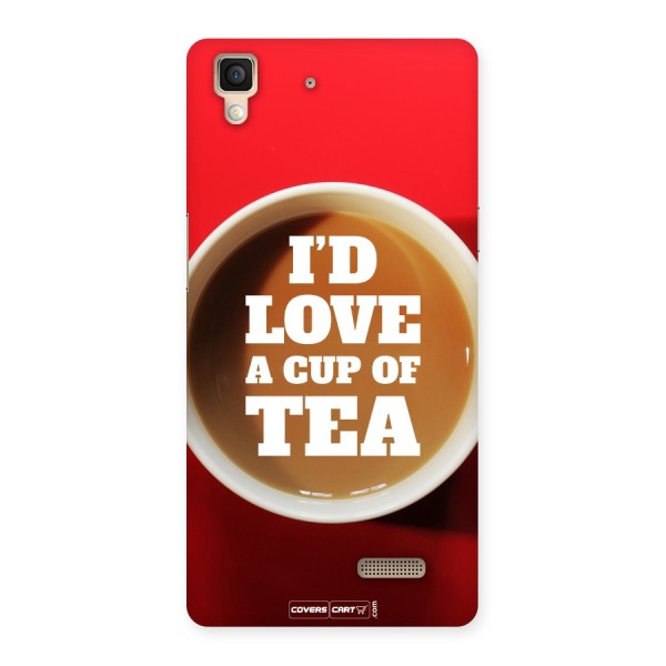 Cup of Tea Back Case for Oppo R7