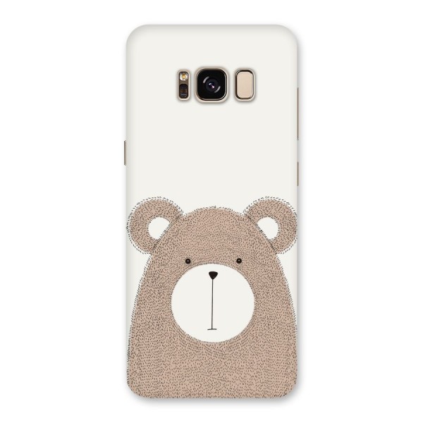 Cute Bear Back Case for Galaxy S8