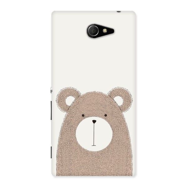 Cute Bear Back Case for Sony Xperia M2