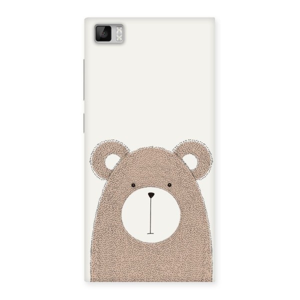 Cute Bear Back Case for Xiaomi Mi3