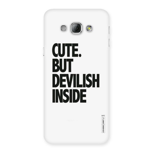 Cute But Devil Back Case for Galaxy A8