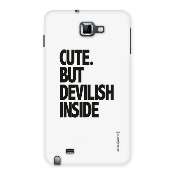 Cute But Devil Back Case for Galaxy Note