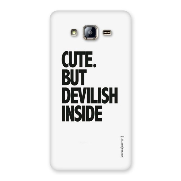 Cute But Devil Back Case for Galaxy On5