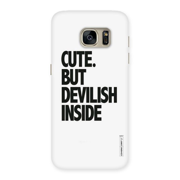 Cute But Devil Back Case for Galaxy S7