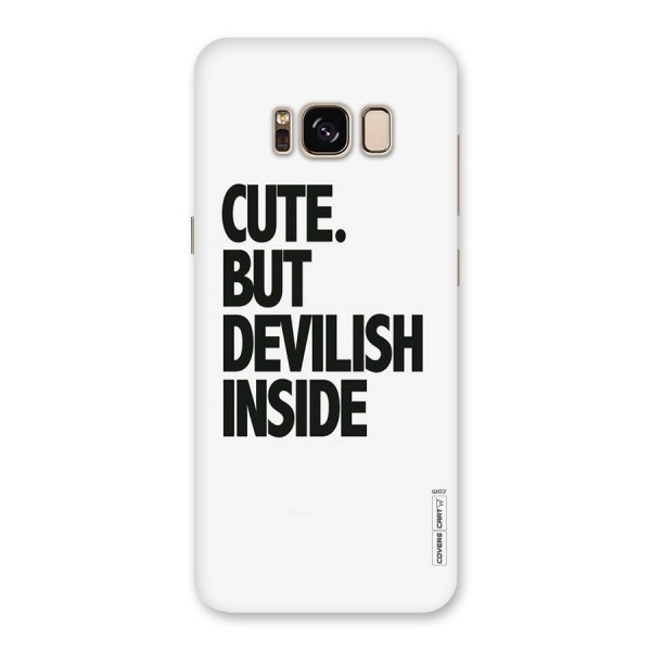 Cute But Devil Back Case for Galaxy S8