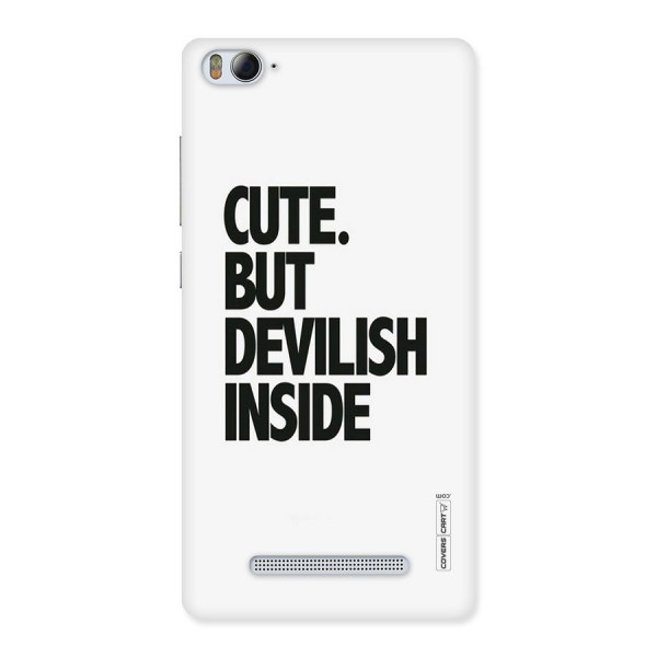 Cute But Devil Back Case for Xiaomi Mi4i