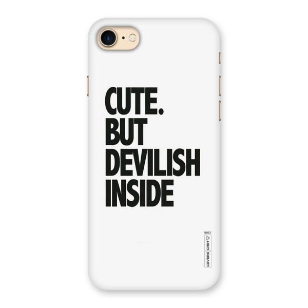 Cute But Devil Back Case for iPhone 7