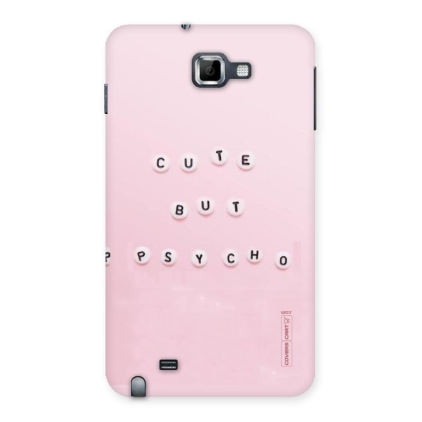 Cute But Psycho Back Case for Galaxy Note