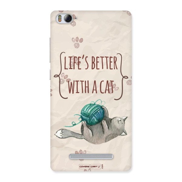 Cute Cat Back Case for Xiaomi Mi4i