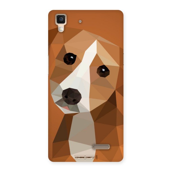 Cute Dog Back Case for Oppo R7