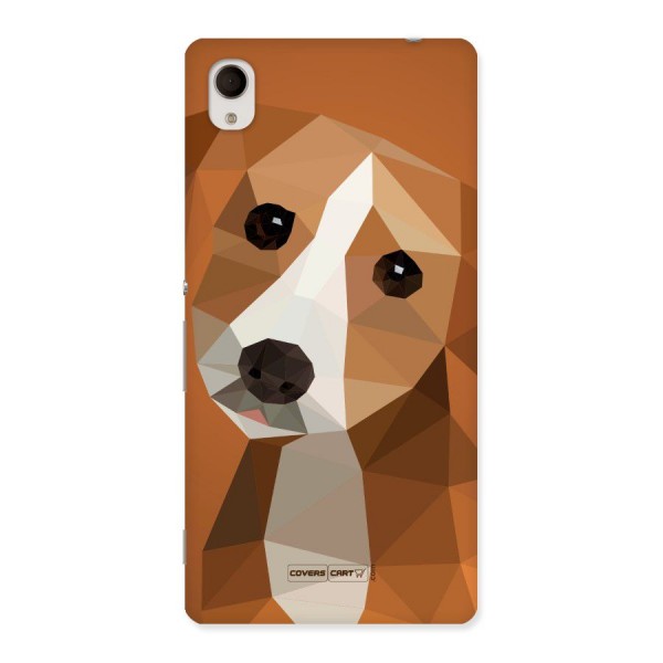 Cute Dog Back Case for Xperia M4 Aqua