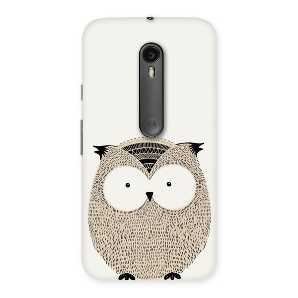 Cute Owl Back Case for Moto G3