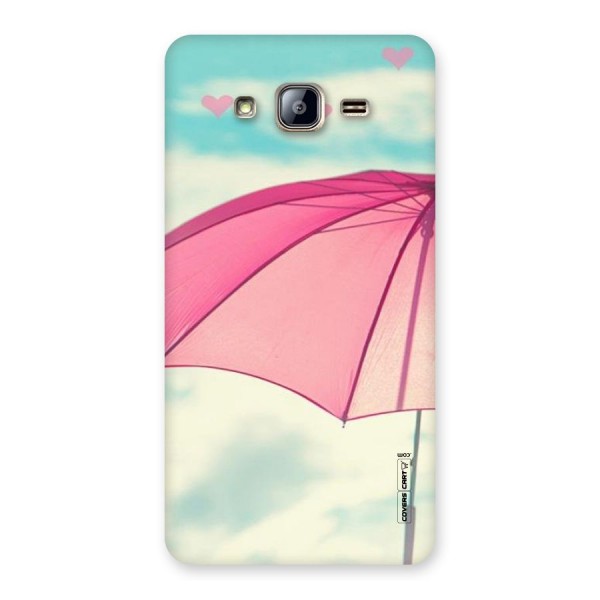 Cute Pink Umbrella Back Case for Galaxy On5