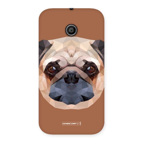 Cute Pug Back Case for Moto E