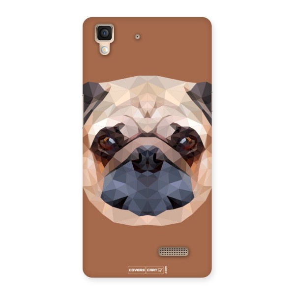 Cute Pug Back Case for Oppo R7