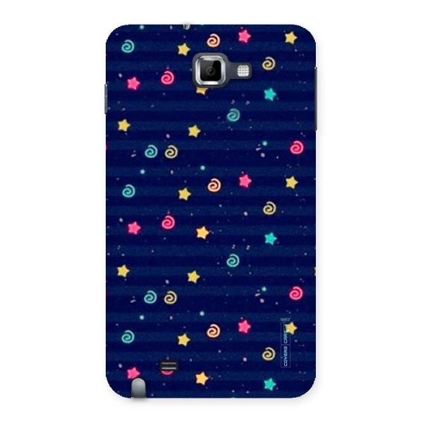 Cute Stars Design Back Case for Galaxy Note