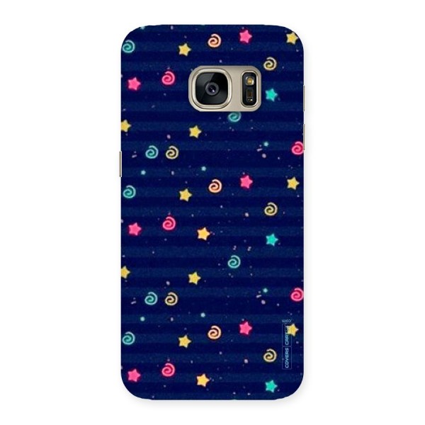 Cute Stars Design Back Case for Galaxy S7