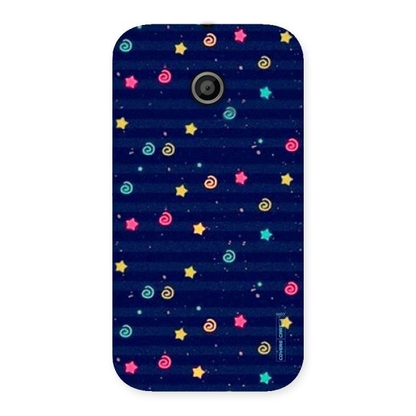 Cute Stars Design Back Case for Moto E