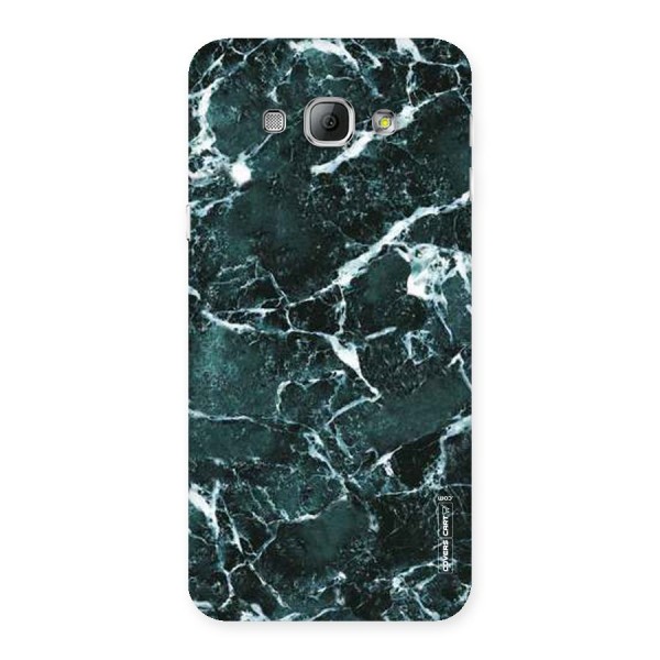 Dark Green Marble Back Case for Galaxy A8