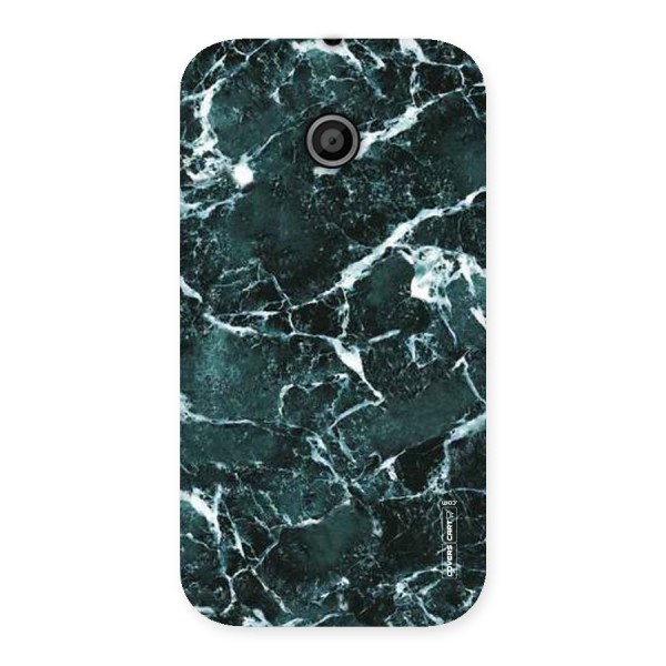 Dark Green Marble Back Case for Moto E