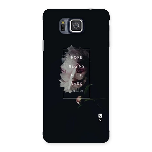 Dark Hope Back Case for Galaxy Alpha